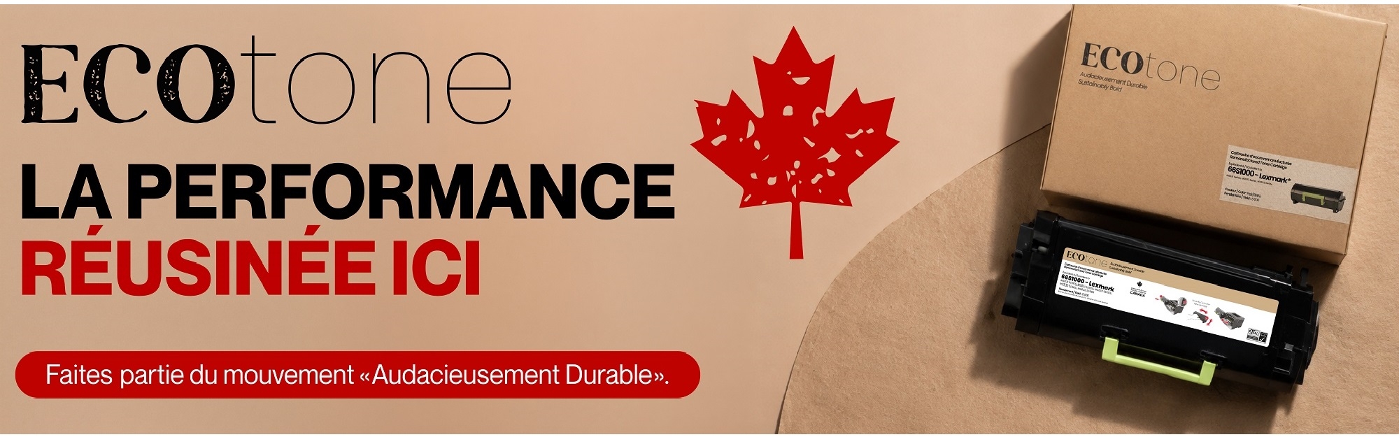 Ecotone fièrement canadiene