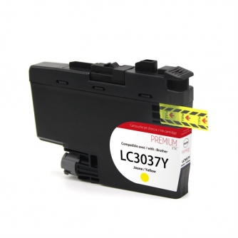 Brother LC3037Y. Cartouche compatible. Rendement très élevé. Jaune. Premium Ink-2