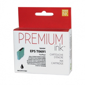 Epson 69 (T069120). Cartouche compatible. Noir. Premium Ink-1