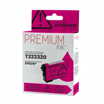 Epson 222 (T222320-S). Cartouche compatible. Magenta. Premium Ink-2