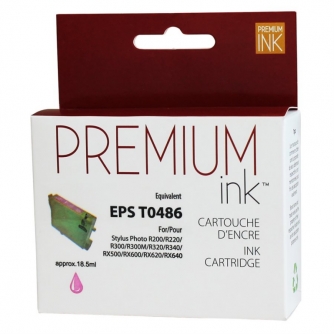 Epson 48 (T048620). Cartouche compatible. Magenta Pâle. Premium Ink-1