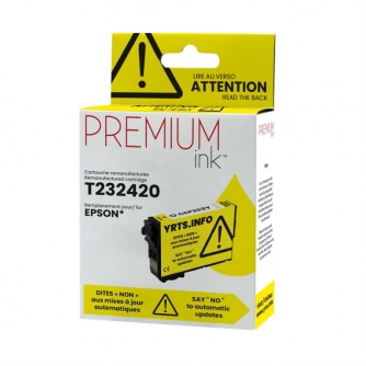 Epson 232 (T232420-S). Cartouche compatible. Jaune. Premium Ink-2