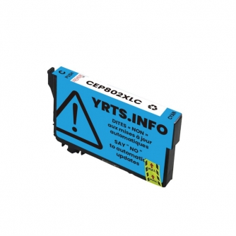 Epson 802XL (T802XL220-S). Cartouche compatible. Rendement élevé. Cyan. Premium Ink-3