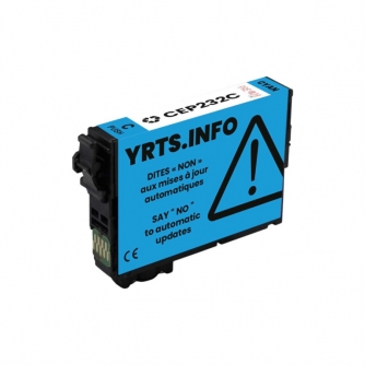 Epson 232 (T232220-S). Cartouche compatible. Cyan. Premium Ink-3