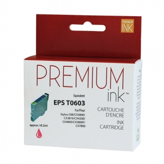Epson 60 (T060320). Cartouche compatible. Magenta. Premium Ink-1