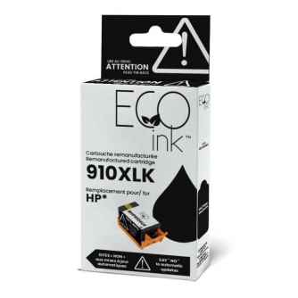 Réusinée HP 910XL (3YL65AN). Cartouche d'encre. Rendement élevé. Noir. EcoInk-2