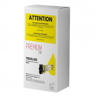 Epson 902XL (T902XL420). Cartouche compatible. Rendement élevé. Jaune. Premium Ink-2