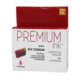 Epson 220XL (T220XL320). Cartouche compatible. Rendement élevé. Magenta. Premium Ink-1