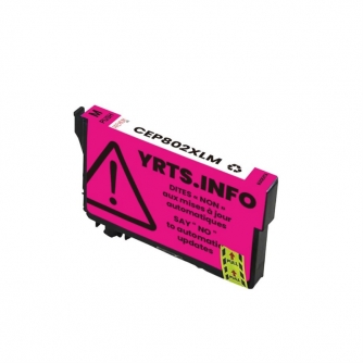 Epson 802XL (T802XL320-S). Cartouche compatible. Rendement élevé. Magenta. Premium Ink-3