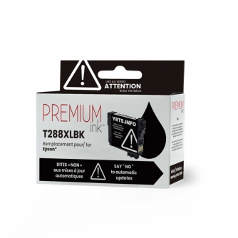 Epson 288XL (T288XL120). Cartouche compatible. Rendement élevé. Noir. Premium Ink-2
