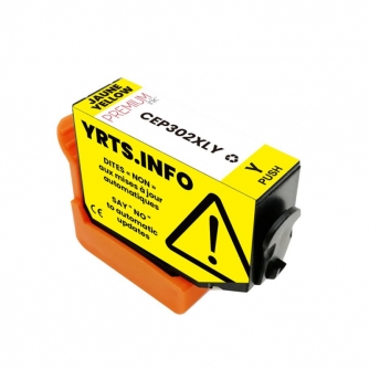 Epson 302XL (T302XL420). Cartouche compatible. Rendement élevé. Jaune. Premium Ink-3
