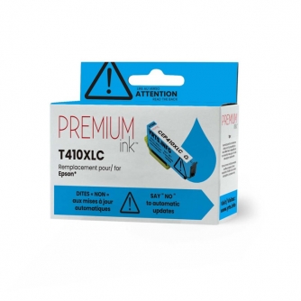 Epson 410XL (T410XL220). Cartouche compatible. Rendement élevé. Cyan. Premium Ink-2