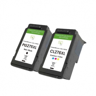 Canon PG275XL / CL276XL (4981C008). Cartouche réusinée. Rendement élevé CMYK EcoInk-3