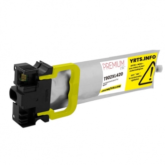 Epson 902XL (T902XL420). Cartouche compatible. Rendement élevé. Jaune. Premium Ink-3