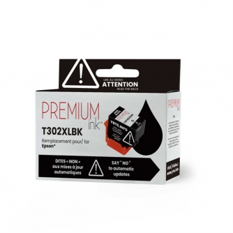 Epson 302XL (T302XL020). Cartouche compatible. Rendement élevé. Noir. Premium Ink-2