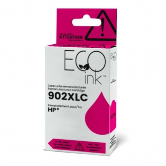 Réusinée HP 902XL (T6M06AN). Cartouche d'encre. Rendement élevé. Magenta. EcoInk-2
