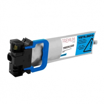 Epson 902XL (T902XL220). Cartouche compatible. Rendement élevé. Cyan Premium Tone-3