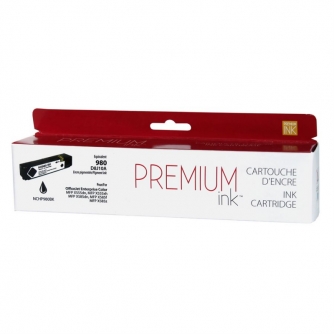 Compatible HP 980 (D8J10A). Cartouche d'encre. Noir. Premium Ink-1