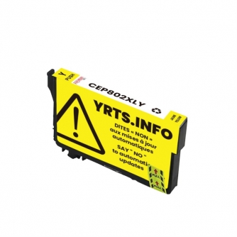 Epson 802XL (T802XL420-S). Cartouche compatible. Rendement élevé. Jaune. Premium Ink-3