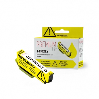 Epson 410XL (T410XL420). Cartouche compatible. Rendement élevé. Jaune. Premium Ink-1
