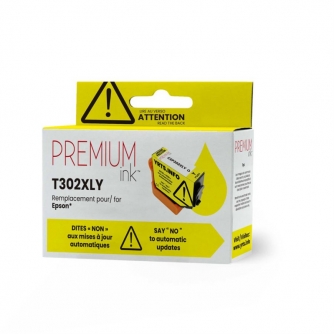 Epson 302XL (T302XL420). Cartouche compatible. Rendement élevé. Jaune. Premium Ink-2