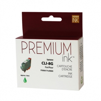 Canon CLI-8 (0627B002). Cartouche compatible. Gris. Premium Ink-1
