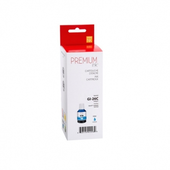Canon GI-26 (4421C001). Bouteille d'encre compatible. Cyan. Premium Ink-1