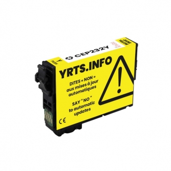 Epson 232 (T232420-S). Cartouche compatible. Jaune. Premium Ink-3