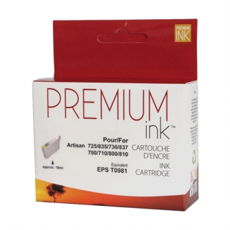 Epson 98 (T098120). Cartouche compatible. Noir. Premium Ink-1