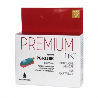 Canon PGI-35 (1509B002). Cartouche compatible. Noir. Premium Ink-1