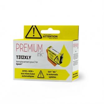 Epson 312XL (T312XL420). Cartouche compatible. Rendement élevé. Jaune. Premium Ink-2