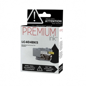 Brother LC404BK. Cartouche compatible. Noir. Premium Ink-2