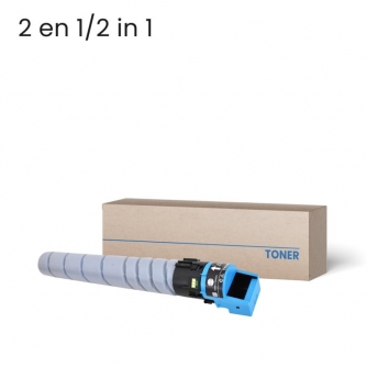 Konica Minolta Universelle (TN328 / TN626C). Cartouche de toner compatible. Cyan.-1