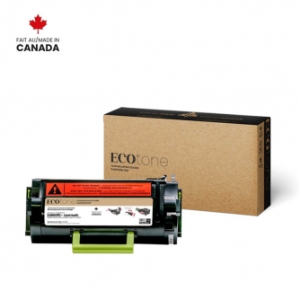 Lexmark B261U00. Cartouche de toner réusinée. Rendement ultra élevé. Noir. Ecotone-1