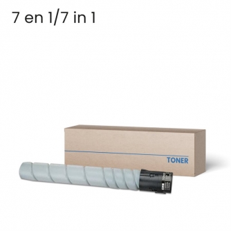 Konica Minolta Universelle (TN324K / TN512K). Cartouche de toner compatible. Noir.-1