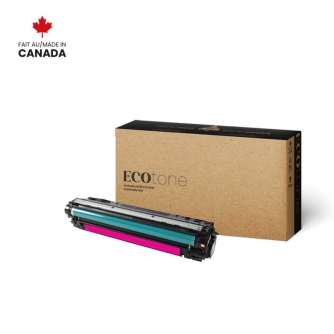 Réusinée HP 650A (CE273A). Cartouche de toner. Magenta. Ecotone-1