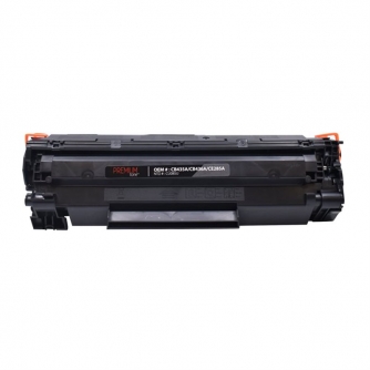 Compatible HP Universelle (35A / 36A / 85A / Canon 125). Cartouche de toner. Noir. Premium Tone-2