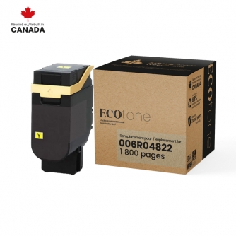 Xerox 006R04822. Cartouche de toner réusinée. Jaune Ecotone-1