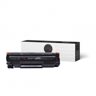 Compatible HP Universelle (35A / 36A / 85A / Canon 125). Cartouche de toner. Noir. Premium Tone-1