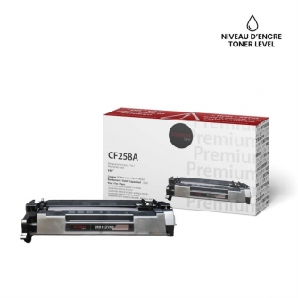 Compatible HP 58A (CF258A). Cartouche de toner. Noir. Premium Tone-1
