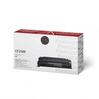 Compatible HP 58X (CF258X). Cartouche de toner. Rendement élevé. Noir. Premium Tone-2