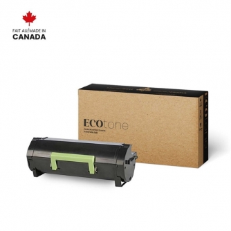 Lexmark 511H (51B1H00). Cartouche de toner réusinée. Rendement élevé. Noir. Ecotone-1