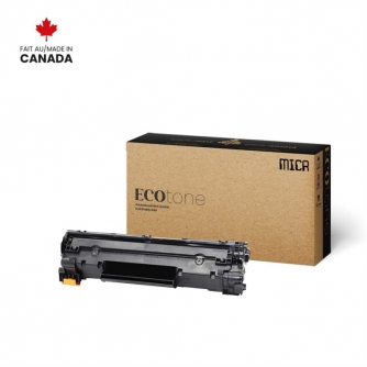 Réusinée HP 83A (CF283A). Cartouche de toner MICR. Noir. Ecotone-1