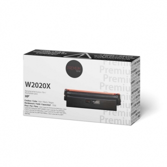 Compatible HP 414X (W2020X). Cartouche de toner. Rendement élevé. Noir. Premium Tone-2