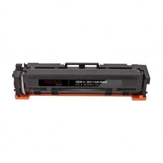 Compatible HP 206A (W2110A). Cartouche de toner. Noir. Premium Tone-3
