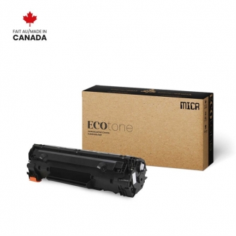 Réusinée HP 78A (CE278A). Cartouche de toner MICR. Noir. Ecotone-1