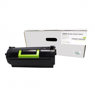 Lexmark 521X / 621X. Cartouche de toner réusinée ''compliant''. Rendement très élevé. Noir.-1