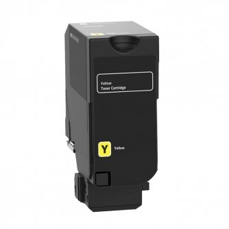 Lexmark 71C10Y0. Cartouche de toner réusinée. Jaune Ecotone-2