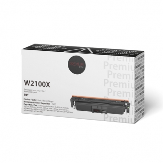 Compatible HP 210X (W2100X). Cartouche de toner. Rendement élevé. Noir. Premium Tone-2