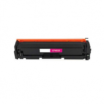 Compatible HP 201X (CF403X). Cartouche de toner. Rendement élevé. Magenta. Premium Tone-2